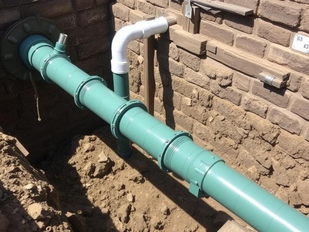 Замена канализационного стояка. 4. Монтаж нового стояка Замена канализационного стояка. 4. Монтаж нового стояка