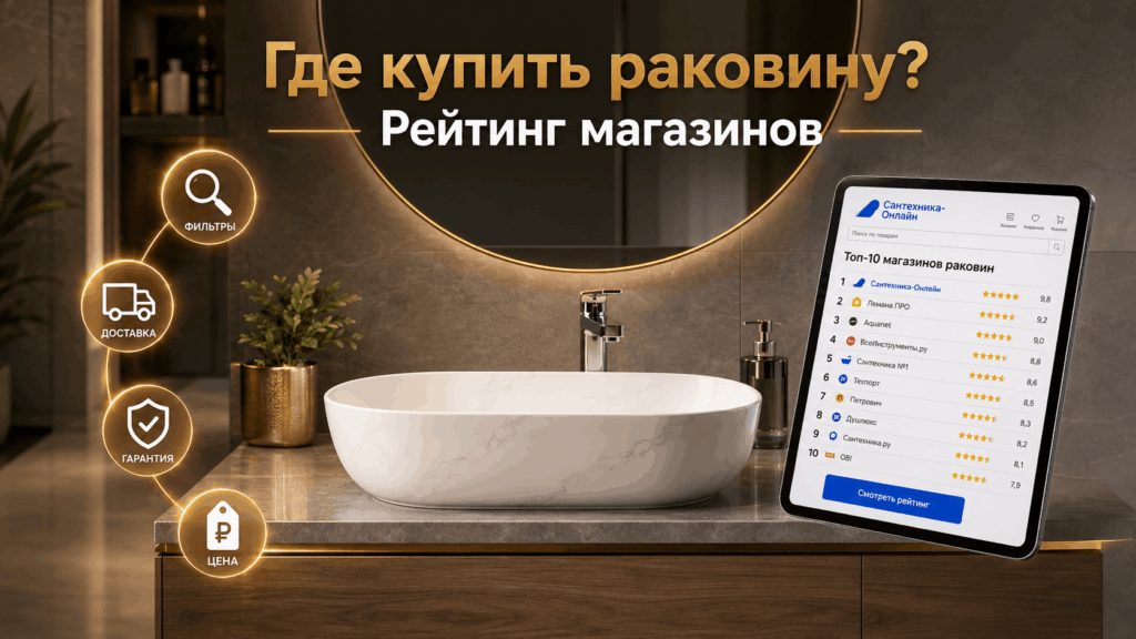 Топ магазинов раковин