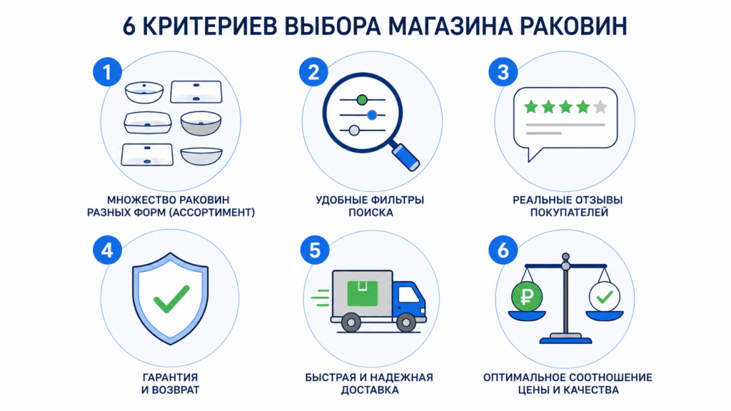 Как мы выбирали лучшие магазины раковин