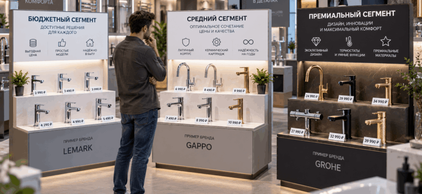 Лучшие бренды смесителей